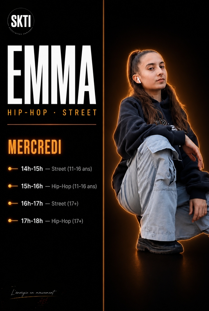 Emma en cours de danse